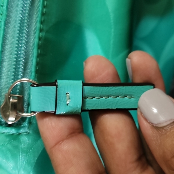COACH TEAL (AQUA) DUFFEL BAG - Picture 3 of 14